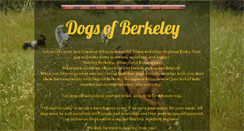 Desktop Screenshot of dogsofberkeley.com