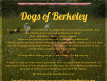 Tablet Screenshot of dogsofberkeley.com